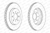 Гальмівний диск FERODO DDF1610C (фото 2)