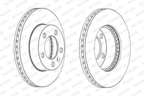 Гальмівний диск FERODO DDF1974C1