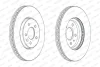 Диск гальмівний передн лів/прав OPEL ASTRA J, ASTRA J GTC, CASCADA, INSIGNIA A, ZAFIRA C 1.3D-2.8 07.08-07.19 FERODO DDF2191C-1 (фото 1)