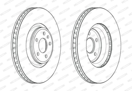 Тормозной диск FERODO DDF2598C1