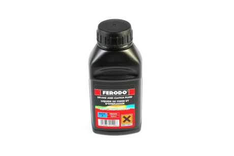 Гальмівна рідина DOT4 (0,25L) [сухість: 249°C, вологість: 158°C SAE 1350, ISO/DIN 4925 FERODO FBX025A