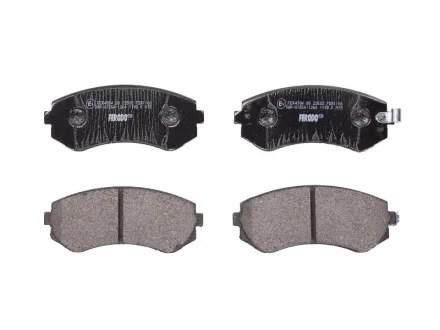 Комплект гальмівних колодок задн/передн, NISSAN ALMERA I, PATROL GR V SUZUKI IGNIS II 1.3-4.8 09.95- FERODO FDB1166