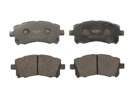 Комплект гальмівних колодок передн, SUBARU FORESTER, IMPREZA, LEGACY II, LEGACY III, LEGACY OUTBACK, OUTBACK 1.6-3.0 03.94-09.09 FERODO FDB1327
