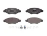 Комплект гальмівних колодок передн, CITROEN XSARA NISSAN KUBISTAR PEUGEOT 206, 206+, 306 1.1-1.9D 06.94- FERODO FDB1378 (фото 1)