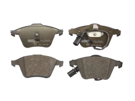 Комплект гальмівних колодок передн (із замком), AUDI A6 C5, ALLROAD C5 1.8-4.2 01.97-08.05 FERODO FDB1407