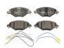 Комплект гальмівних колодок передн, CITROEN C5 I, C5 II, C5 II/KOMBI, C5 I/KOMBI 1.6D-2.0D 03.01-08.08 FERODO FDB1411 (фото 1)