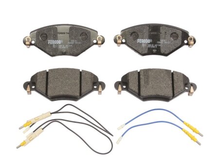 Комплект гальмівних колодок передн, CITROEN C5 I, C5 II, C5 II/KOMBI, C5 I/KOMBI 1.6D-2.0D 03.01-08.08 FERODO FDB1411