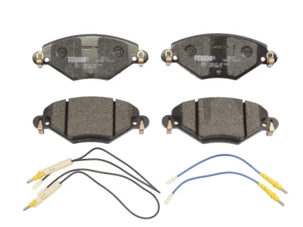 Комплект гальмівних колодок передн, CITROEN C5 I, C5 II 1.6D-2.0D 03.01-08.08 FERODO FDB1411
