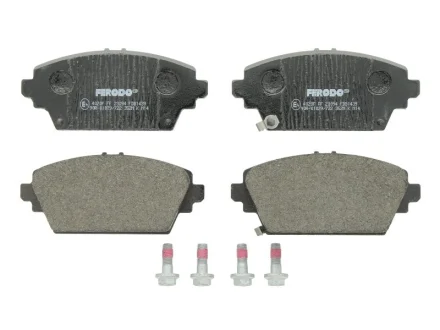 Комплект гальмівних колодок передн, HONDA ACCORD VI MG ZR, ZS NISSAN ALMERA TINO, PRIMERA 1.6-2.5 03.97- FERODO FDB1439