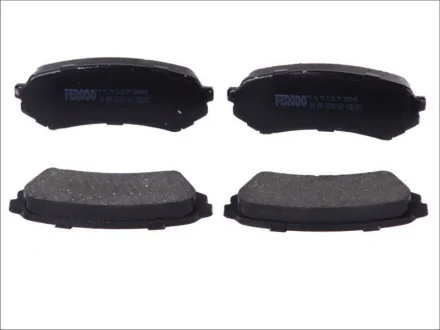 Комплект гальмівних колодок задн, LEXUS LX TOYOTA LAND CRUISER, LAND CRUISER 100 4.2D/4.7 01.90- FERODO FDB1457
