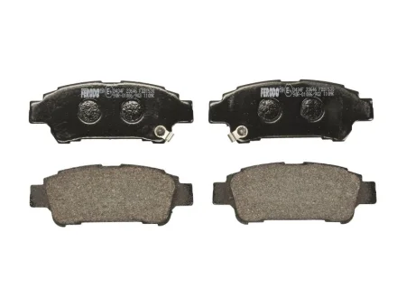 Комплект гальмівних колодок задн, TOYOTA ALPHARD I, AVENSIS VERSO, ISIS, NOAH/VOXY, PREVIA II, SIENNA 1.8-3.5 02.00-08.14 FERODO FDB1530