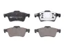 Комплект гальмівних колодок задн (із замком), CHEVROLET VECTRA FORD FOCUS II, TOURNEO CONNECT, TRANSIT CONNECT JAGUAR XJ, XK II NISSAN PRIMERA OPEL ASTRA H, SIGNUM 1.4-5.0 03.01- FERODO FDB1540 (фото 1)