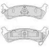Комплект гальмівних колодок задн, JEEP GRAND CHEROKEE I 2.5D-5.9 09.91-04.99 FERODO FDB1549 (фото 3)