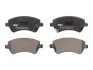 Комплект гальмівних колодок передн, TOYOTA COROLLA, COROLLA VERSO 1.4-2.0D 05.97-03.08 FERODO FDB1573 (фото 1)
