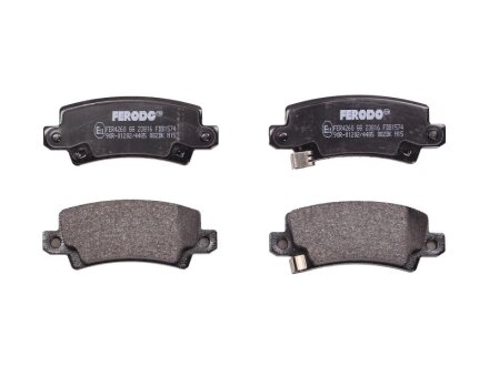 Фото комплект гальмівних колодок задн, TOYOTA COROLLA 1.4-2.0D 09.00-03.08 FERODO FDB1574 Комплект гальмівних колодок задн, TOYOTA COROLLA 1.4-2.0D 09.00-03.08 FERODO FDB1574