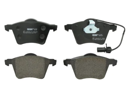 Комплект гальмівних колодок передн (із замком), FORD GALAXY I, GALAXY MK I SEAT ALHAMBRA VW SHARAN 1.9D-2.3 03.95-03.10 FERODO FDB1654
