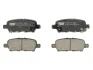 Комплект гальмівних колодок задн, INFINITI EX, FX, G, JX, M, M37, Q50, Q60, Q70, QX50 I, QX60 NISSAN ALTIMA, CUBE, ELGRAND, JUKE, LEAF, MAXIMA, MURANO I, MURANO II 1.2-Electric 09.96- FERODO FDB1693 (фото 1)