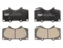 Комплект гальмівних колодок передн, LEXUS GX, LX MITSUBISHI PAJERO IV TOYOTA 4 RUNNER IV, 4 RUNNER V, COROLLA, FJ CRUISER, FORTUNER, HILUX VII, HILUX VIII, LAND CRUISER 1.4-5.7 03.96- FERODO FDB1698 (фото 1)