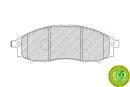 Комплект гальмівних колодок передн, NISSAN NAVARA, NP300, PATHFINDER II, PICK UP, PRIMERA 1.6-3.2D 06.90- FERODO FDB1745