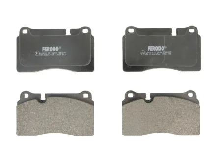 Комплект гальмівних колодок передн, AUDI A3, TT CHEVROLET CORVETTE CUPRA ATECA, FORMENTOR, LEON, LEON SPORTSTOURER SEAT LEON, LEON SC, LEON SPORTSTOURER, LEON ST VW TOUAREG 1.4H-6.2 10.02- FERODO FDB1877