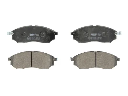 Комплект гальмівних колодок передн, INFINITI EX, FX, G, M, M35, M37, M45, Q45 III, Q60, Q70, QX50 I, QX70 NISSAN MAXIMA VI, MURANO I, MURANO II, NAVARA, NAVARA NP300 1.6D-5.6 05.98- FERODO FDB1881