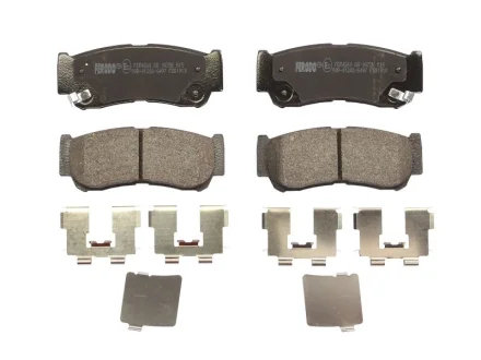 Комплект гальмівних колодок задн, HYUNDAI H-1, H-1 / STAREX, H-1 CARGO, SANTA FÉ II 2.2D-2.7 06.97- FERODO FDB1910