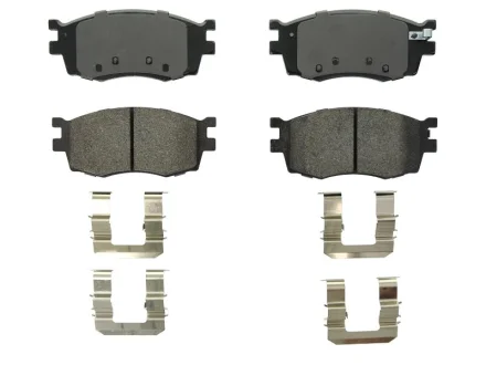 Комплект гальмівних колодок передн (із замком), HYUNDAI ACCENT III, I20 I KIA RIO II 1.1D-1.6D 03.05-12.15 FERODO FDB1955