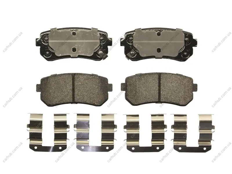 Комплект гальмівних колодок задн (із замком), HYUNDAI ACCENT III, I30, SONATA V, SONATA VI KIA CEE\'D, CERATO II, CERATO III, CERATO KOUP II, CERATO KOUP III, PRO CEE\'D, RIO II 1.4-2.4 01.05- FERODO FDB1956 (фото 1)