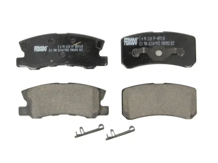Комплект гальмівних колодок задн (із замком), CHRYSLER 200, SEBRING CITROEN C4 AIRCROSS, C-CROSSER, C-CROSSER ENTERPRISE DODGE AVENGER, CALIBER JEEP COMPASS, PATRIOT 1.6-3.8 04.00- FERODO FDB1992