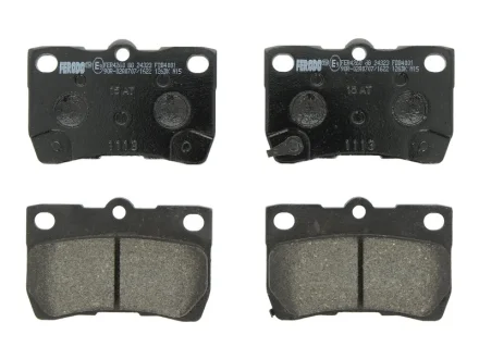 Комплект гальмівних колодок задн, LEXUS GS, IS C, IS II, IS III TOYOTA CROWN, MARK X I, MARK X II 2.2D-4.6 09.03- FERODO FDB4001