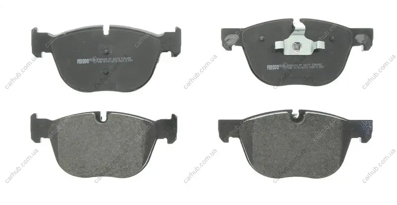 Комплект гальмівних колодок передн (із замком), BMW X4 (F26), X5 (E70), X5 (F15, F85), X6 (E71, E72), X6 (F16, F86) 2.0-4.8 10.06-07.19 FERODO FDB4052 (фото 1)