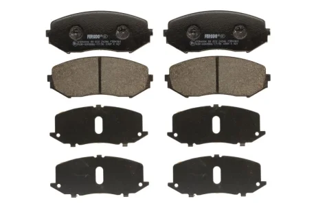 Комплект гальмівних колодок передн, SUZUKI GRAND VITARA I, GRAND VITARA II 1.6-3.2 03.98- FERODO FDB4060