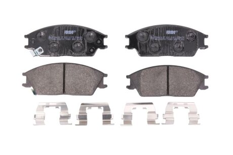 Комплект гальмівних колодок передн, HONDA ACCORD II HYUNDAI ACCENT, ACCENT I, ACCENT II, GETZ, LANTRA I, LANTRA II, PONY, PONY / EXCEL, S 1.1-1.8 09.83-12.10 FERODO FDB4076