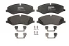 Комплект гальмівних колодок передн, LAND ROVER DEFENDER, DISCOVERY IV, DISCOVERY V, RANGE ROVER III, RANGE ROVER IV, RANGE ROVER SPORT I, RANGE ROVER SPORT II 2.0-5.0 05.05- FERODO FDB4104 (фото 1)