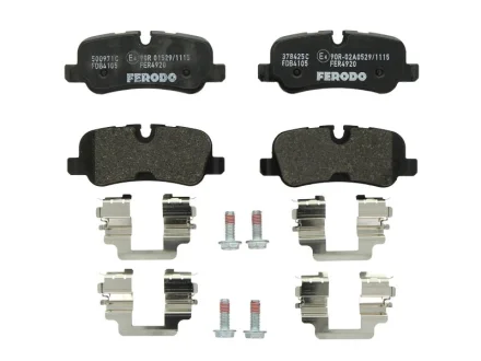 Комплект гальмівних колодок задн, LAND ROVER DISCOVERY III, DISCOVERY IV, RANGE ROVER III, RANGE ROVER SPORT I 3.0-5.0 07.04-12.18 FERODO FDB4105