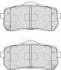 Комплект гальмівних колодок задн, HYUNDAI H-1 CARGO, H-1 TRAVEL, IX55 KIA CARNIVAL II, CARNIVAL III, SORENTO III MAZDA CX-30 2.0D-3.8 07.02- FERODO FDB4114 (фото 3)