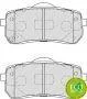 Комплект гальмівних колодок задн, HYUNDAI H-1 CARGO, H-1 TRAVEL, IX55 KIA CARNIVAL II, CARNIVAL III, SORENTO III MAZDA CX-30 2.0D-3.8 07.02- FERODO FDB4114