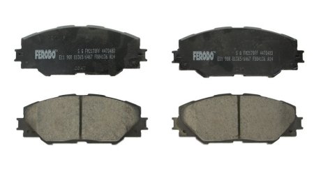 Тормозные колодки, дисковые FERODO FDB4136 (фото 1)