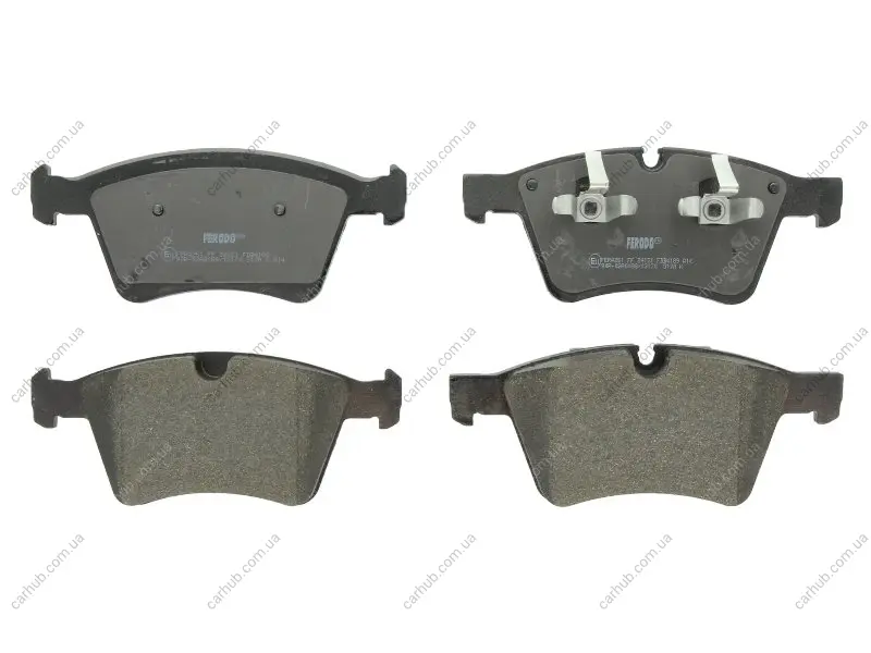 Комплект гальмівних колодок передн, MERCEDES GL (X164), M (W164), R (W251, V251) 3.0D-5.5 07.05-12.14 FERODO FDB4189 (фото 1)