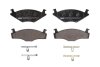 Комплект гальмівних колодок передн, SEAT CORDOBA, CORDOBA VARIO, IBIZA II, INCA, TOLEDO I VW CADDY I, GOLF I, GOLF II, GOLF III, JETTA I, JETTA II, PASSAT B1, PASSAT B2 1.0-2.8 04.74-06.03 FERODO FDB419 (фото 1)