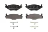 Комплект гальмівних колодок передн, SEAT CORDOBA, CORDOBA VARIO, IBIZA II, INCA, TOLEDO I VW CADDY I, GOLF I, GOLF II, GOLF III, JETTA I, JETTA II, PASSAT B1, PASSAT B2 1.0-2.8 04.74-06.03 FERODO FDB419 (фото 1)