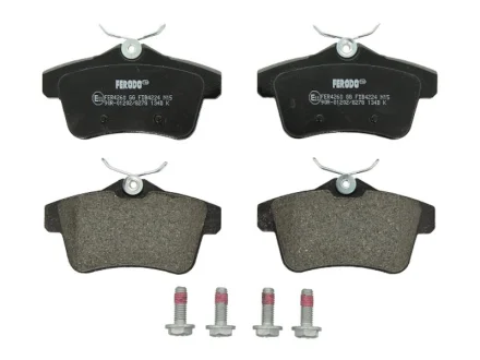 Комплект гальмівних колодок задн, DS DS 4, DS 5 CITROEN C4 II, DS4, DS5 FIAT TIPO PEUGEOT 3008, 3008 I, 308, 308 I, 5008, 5008 I, 508 I, RCZ 1.2-2.0DH 06.09- FERODO FDB4224