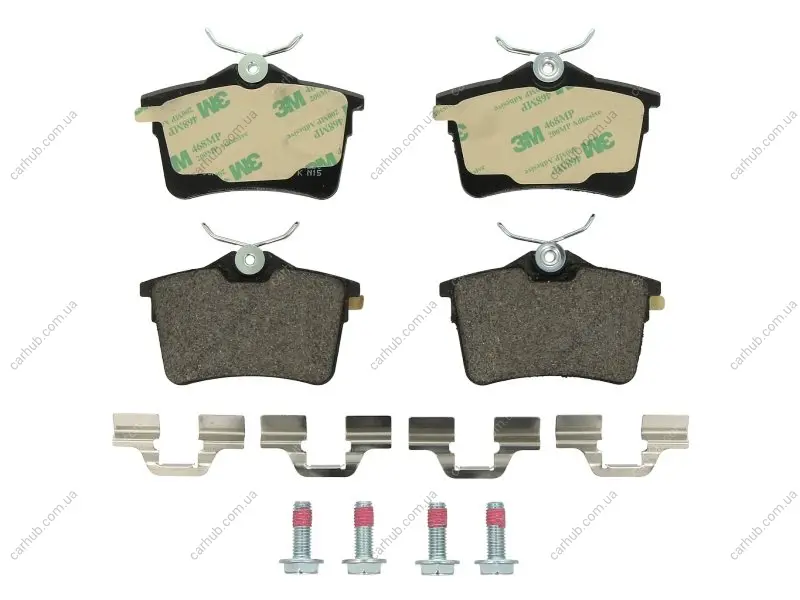 Комплект гальмівних колодок задн, CITROEN BERLINGO, BERLINGO MULTISPACE PEUGEOT 308 I, PARTNER, PARTNER TEPEE 1.2-Electric 09.07- FERODO FDB4250 (фото 1)
