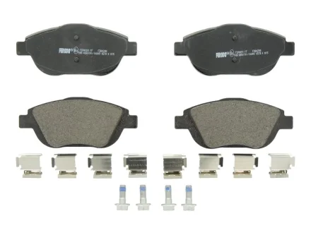 Комплект гальмівних колодок передн, DS DS 3, DS 3 / DS 3 CITROEN C3 AIRCROSS I, C3 AIRCROSS II, C3 II, C3 III, C3 ORIGIN III, C3 PICASSO, C4 CACTUS, C4 III, DS3 1.0-Electric 02.09- FERODO FDB4288