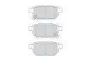 Комплект гальмівних колодок задн, LEXUS CT TOYOTA AURIS, COROLLA, IQ, MATRIX, PRIUS, PRIUS PHV, RACTIS, URBAN CRUISER, VERSO S, YARIS 1.0-2.2D 08.05- FERODO FDB4335 (фото 1)