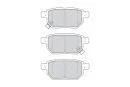 Комплект гальмівних колодок задн, LEXUS CT TOYOTA AURIS, COROLLA, IQ, MATRIX, PRIUS, PRIUS PHV, RACTIS, URBAN CRUISER, VERSO S, YARIS 1.0-2.2D 08.05- FERODO FDB4335