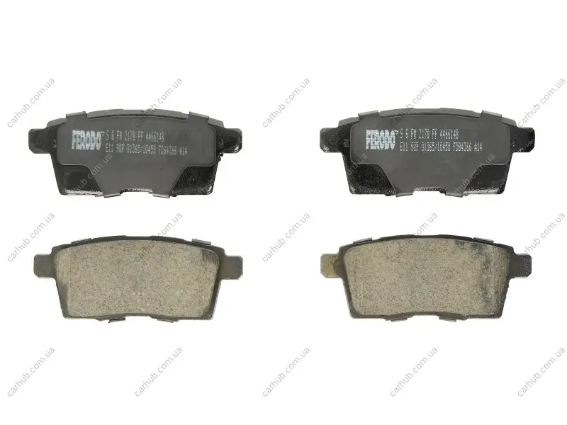 Комплект гальмівних колодок задн, LINCOLN MKX MAZDA CX-7, CX-9 2.2D-3.7 06.06- FERODO FDB4366 (фото 1)