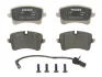 Комплект гальмівних колодок задн, AUDI A4 B8, A5, A6 ALLROAD C7, A6 C7, A7, A8 D4 PORSCHE MACAN 1.8-4.2D 11.09- FERODO FDB4410 (фото 1)