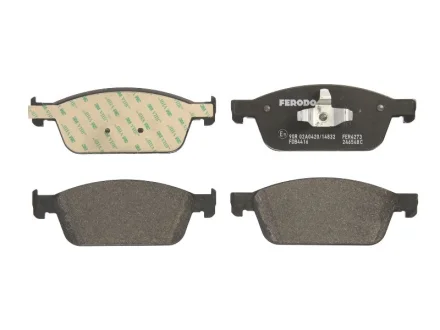 Комплект гальмівних колодок передн, FORD FOCUS III, KUGA II, TOURNEO CONNECT V408 NADWOZIE WIELKO, TRANSIT CONNECT, TRANSIT CONNECT V408 FORD USA ESCAPE, TRANSIT CONNECT 1.0-2.5 07.12- FERODO FDB4416