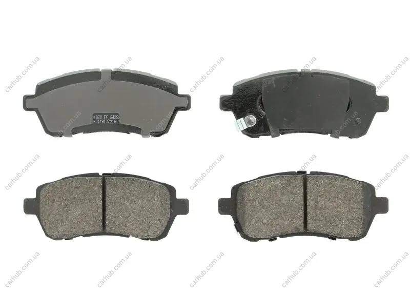 Комплект гальмівних колодок передн, DAIHATSU COPEN, CUORE VII, MATERIA, SIRION FORD FIESTA VI SUBARU JUSTY IV SUZUKI BALENO, SWIFT IV, SWIFT V 1.0-1.6D 01.05- FERODO FDB4426 (фото 1)